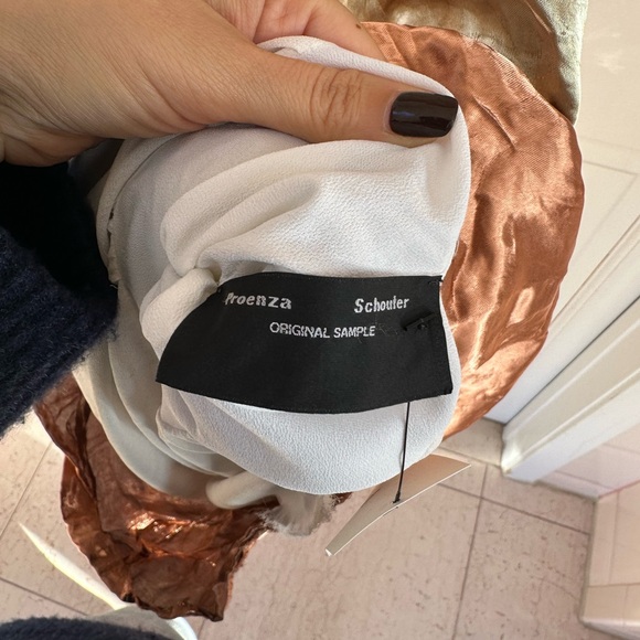 Proenza Schouler Assymetric Metallic Dress - Picture 7 of 15